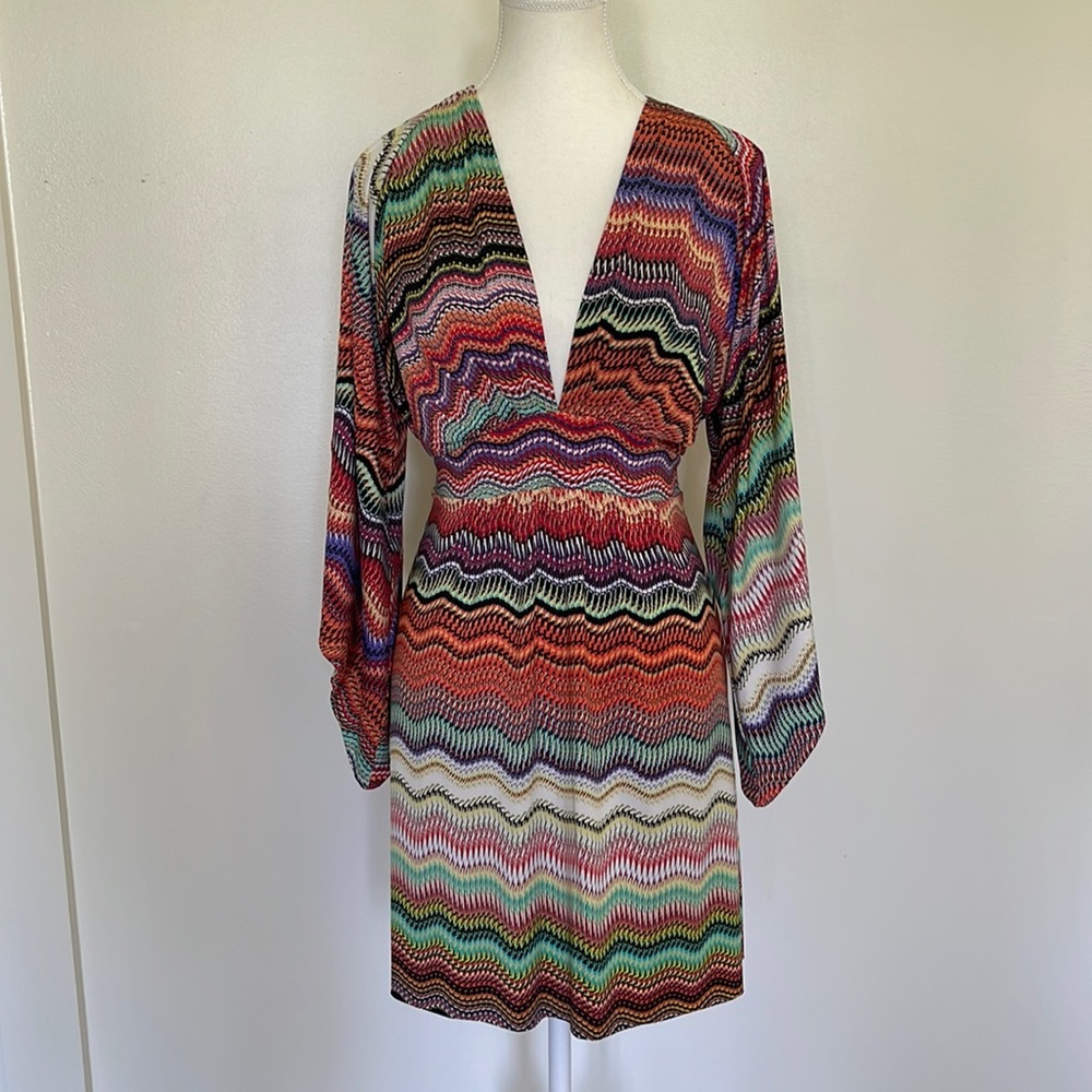 T Bags Los Angeles designer inspired kimono mini dress